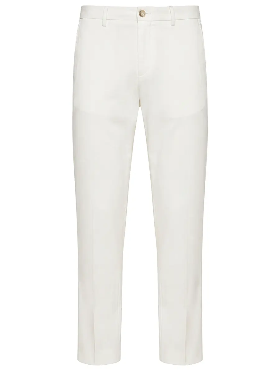 Брюки Regular Fit хлопковые BALDESSARINI B1 16836.2420/1023 Белый 