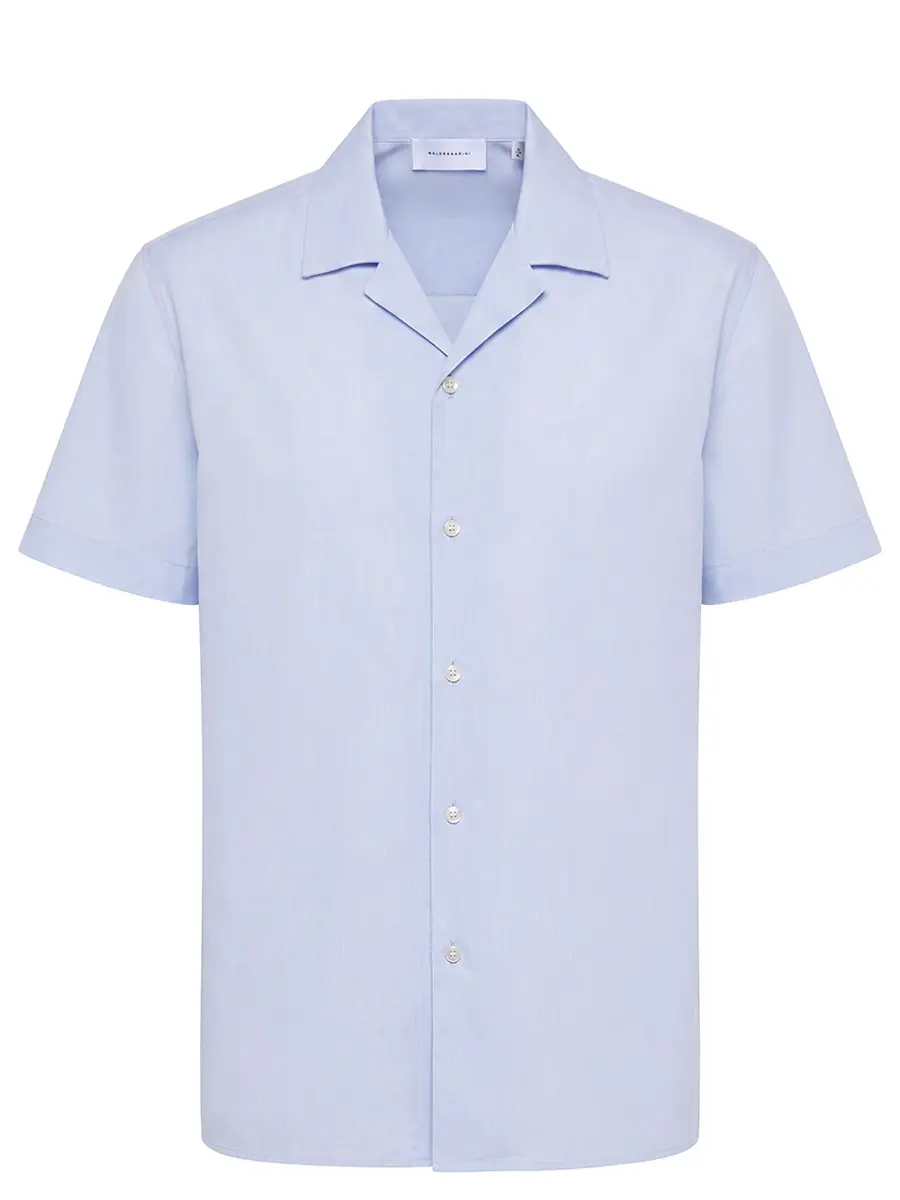 Рубашка Regular Fit из хлопка и льна BALDESSARINI B3 76001.3906/6134 Голубой 