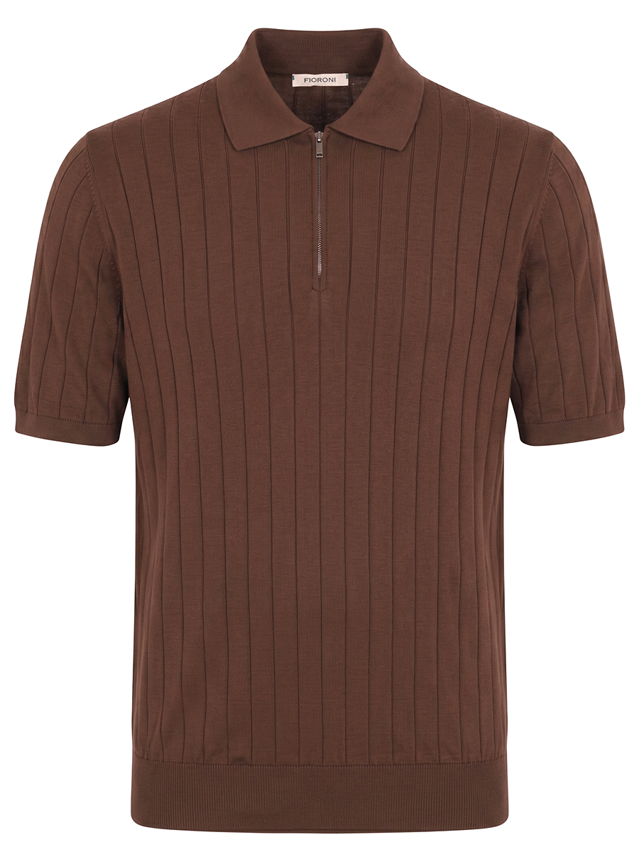 Поло хлопковое FIORONI CASHMERE
