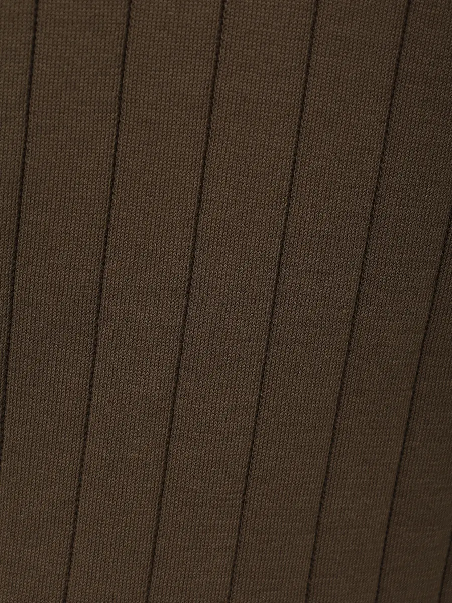 Поло хлопковое FIORONI CASHMERE MK30246C1 K.8 Зеленый  Фото 6
