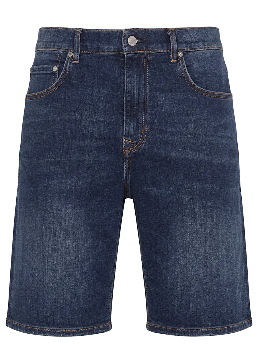Шорты Regular Fit джинсовые BALDESSARINI B1 16907.1659/6835 Синий 