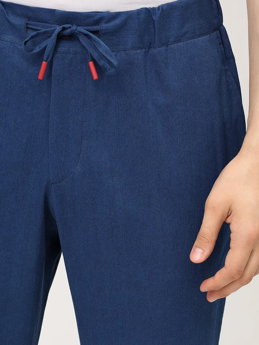 Брюки хлопковые KITON UPN007H0969502000 Синий  Фото 5