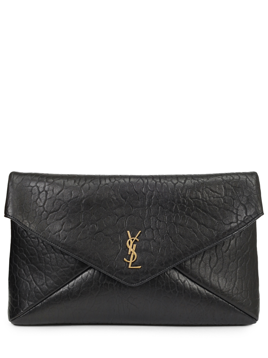 Клатч кожаный Cassandre SAINT LAURENT