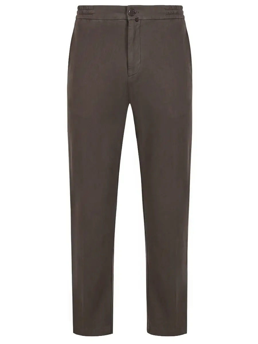 Брюки из лиоцелла KITON UPLACRK0606H18000 Коричневый 