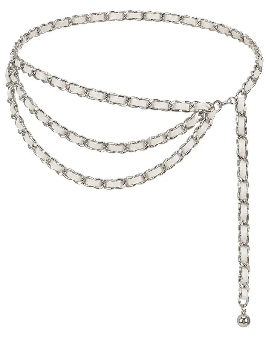 Пояс-цепочка SEVEN LAB CAG.SL.15.110.260 Серебряный 