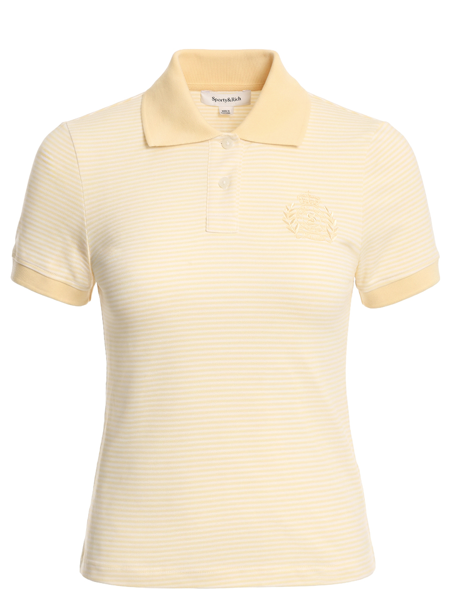 Поло хлопковое SPORTY & RICH