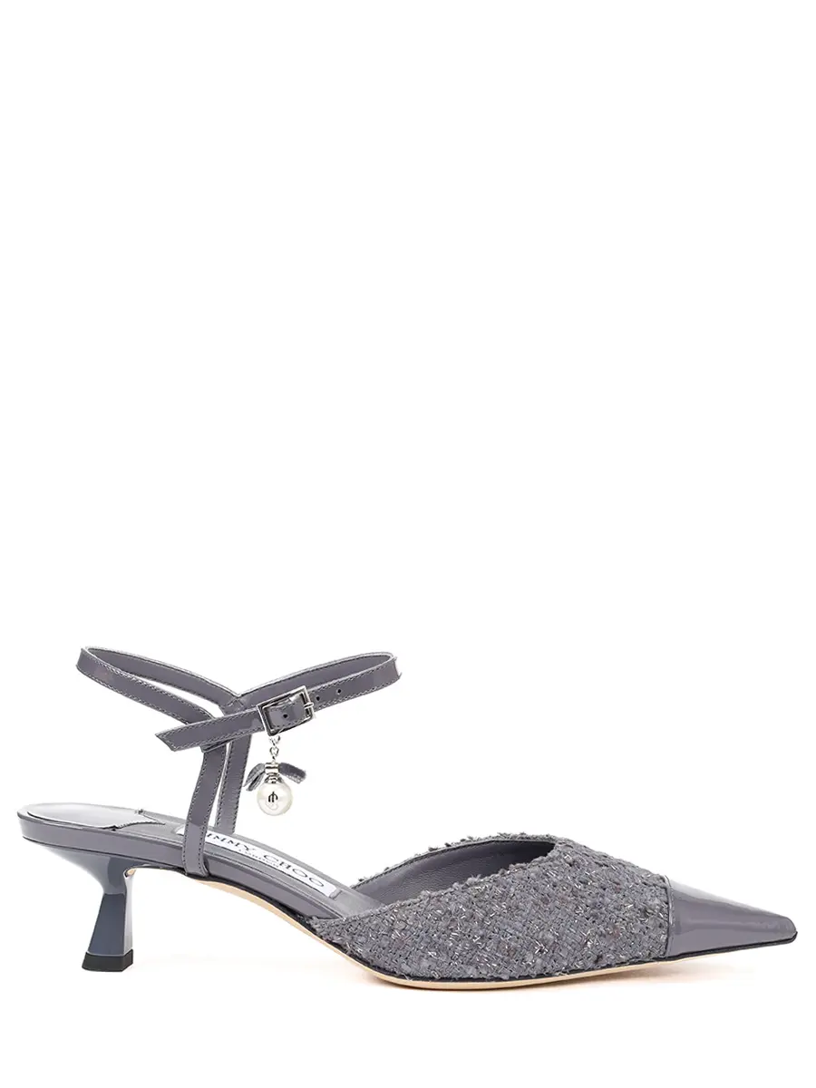 Туфли комбинированные JIMMY CHOO AREN SB 45 Серый 
