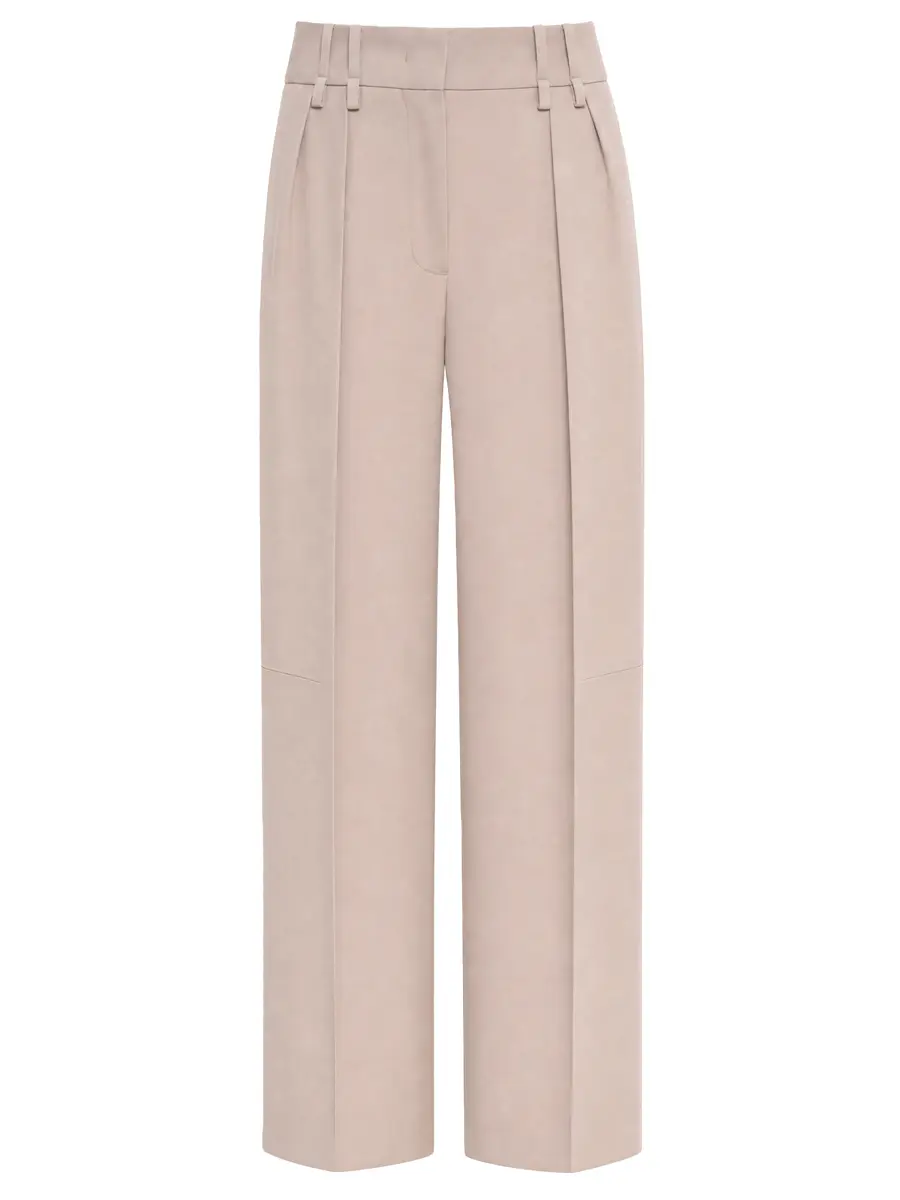 Брюки шерстяные JIL SANDER J01KA0194-J40002-919 Бежевый 