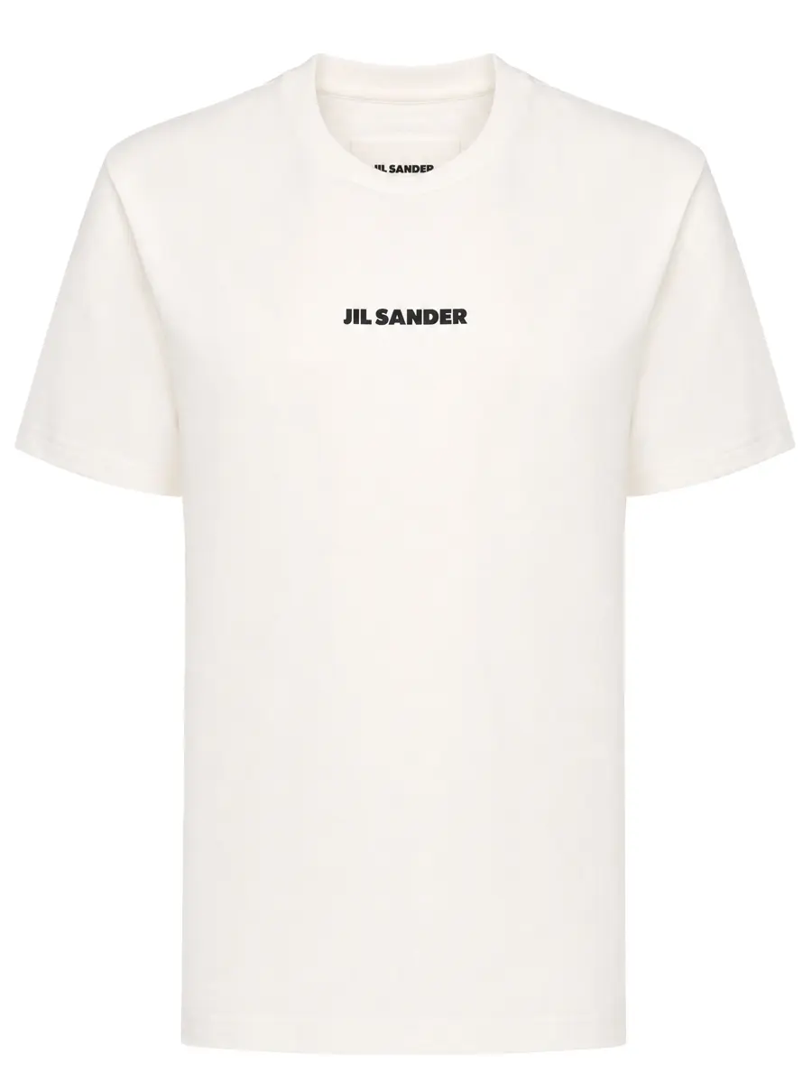 Футболка хлопковая Jil Sander
