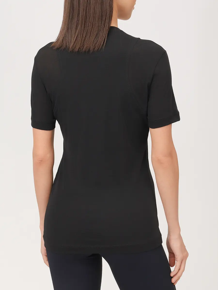 Футболка хлопковая JIL SANDER J02NF0012-J20342-001 Черный  Фото 3