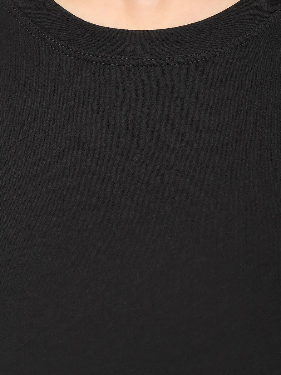 Футболка хлопковая JIL SANDER J02NF0012-J20342-001 Черный  Фото 5
