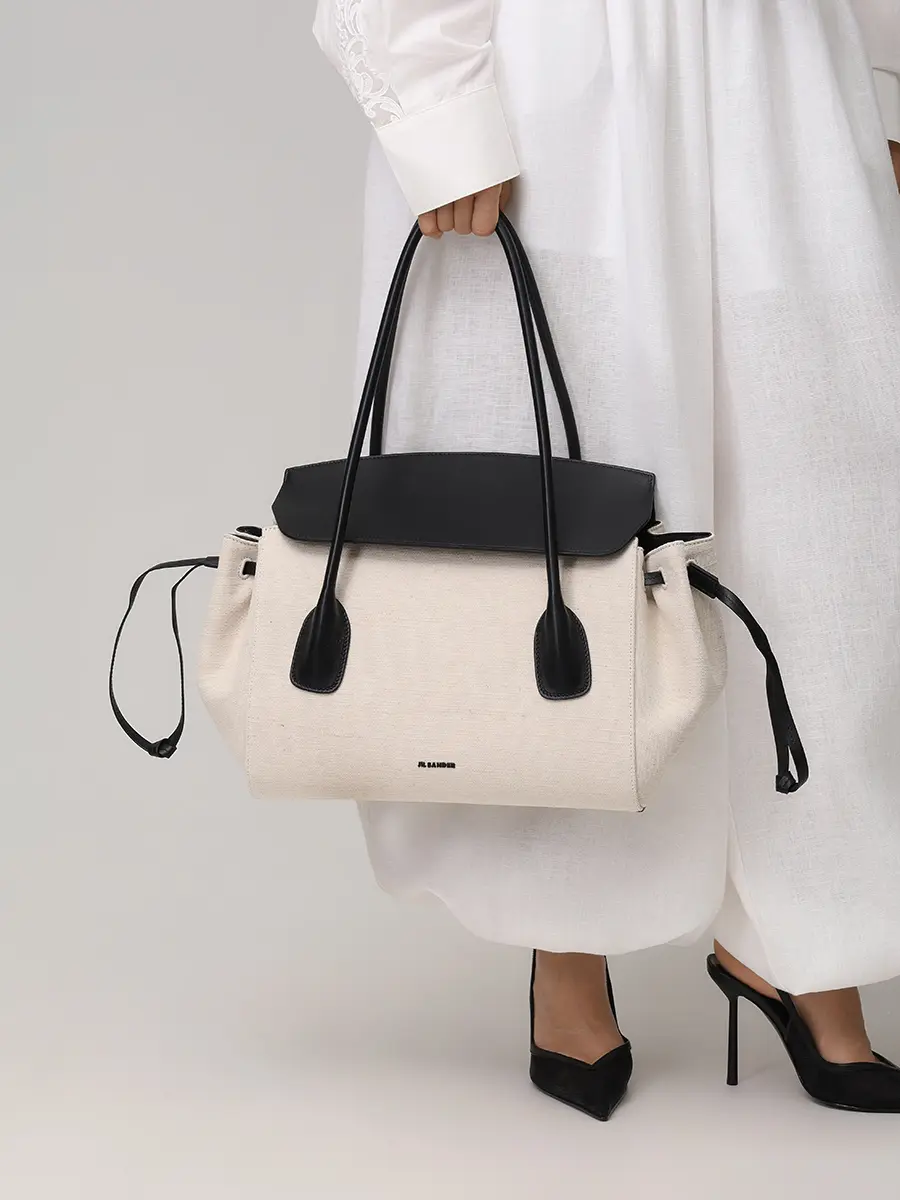 Сумка комбинированная JIL SANDER J08ZH0070-P8542-280 Кремовый  Фото 2