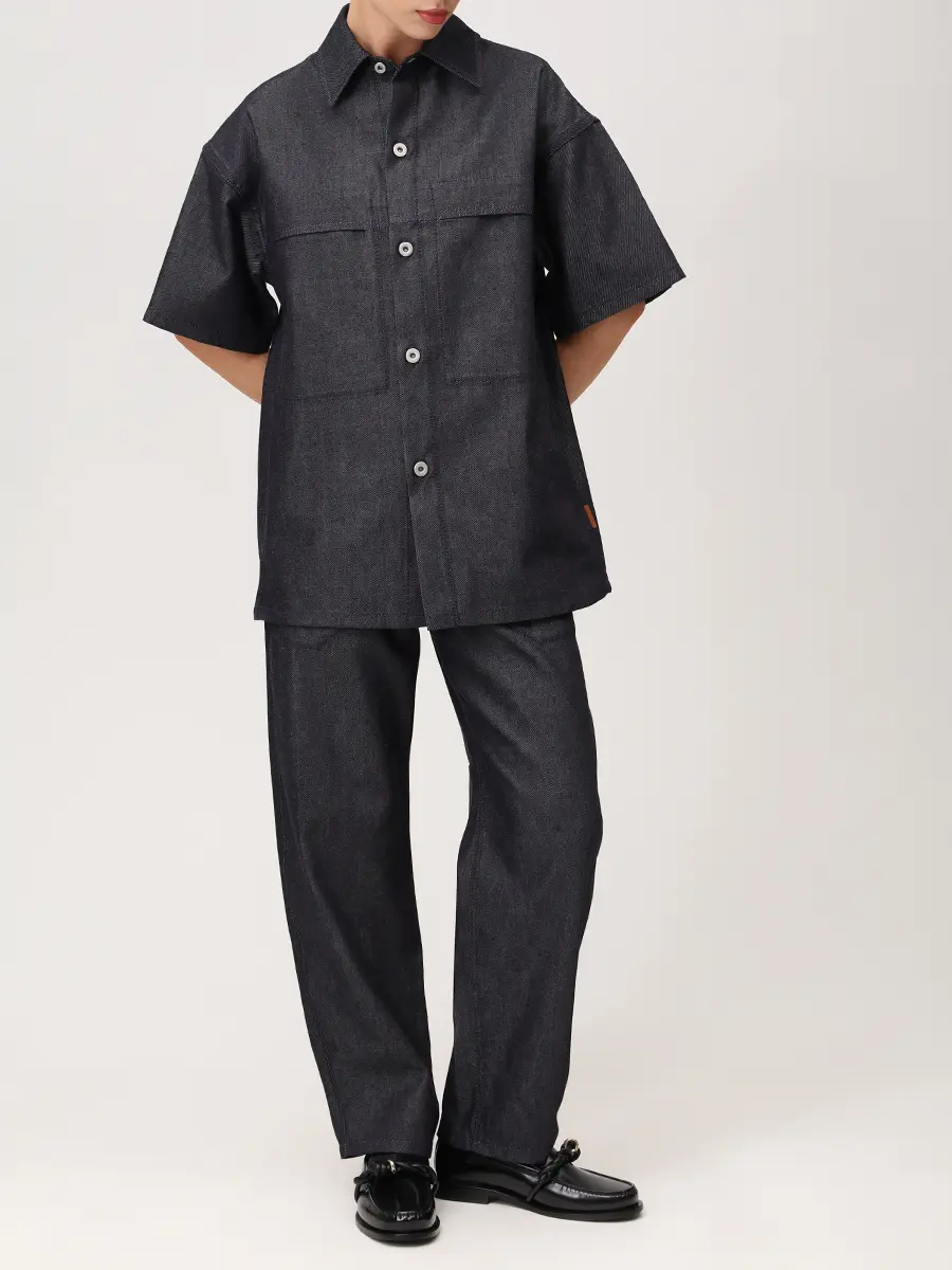 Рубашка джинсовая JIL SANDER J40DL0175-J46664-010 Деним  Фото 2