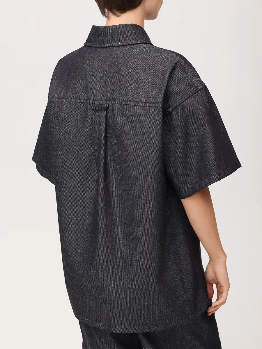 Рубашка джинсовая JIL SANDER J40DL0175-J46664-010 Деним  Фото 3