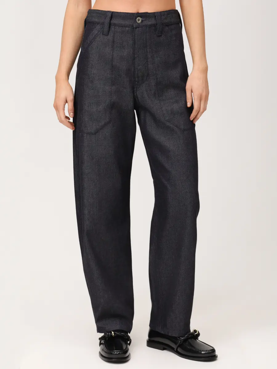 Джинсы хлопковые JIL SANDER J40KA0286-J46664-010 Деним  Фото 4