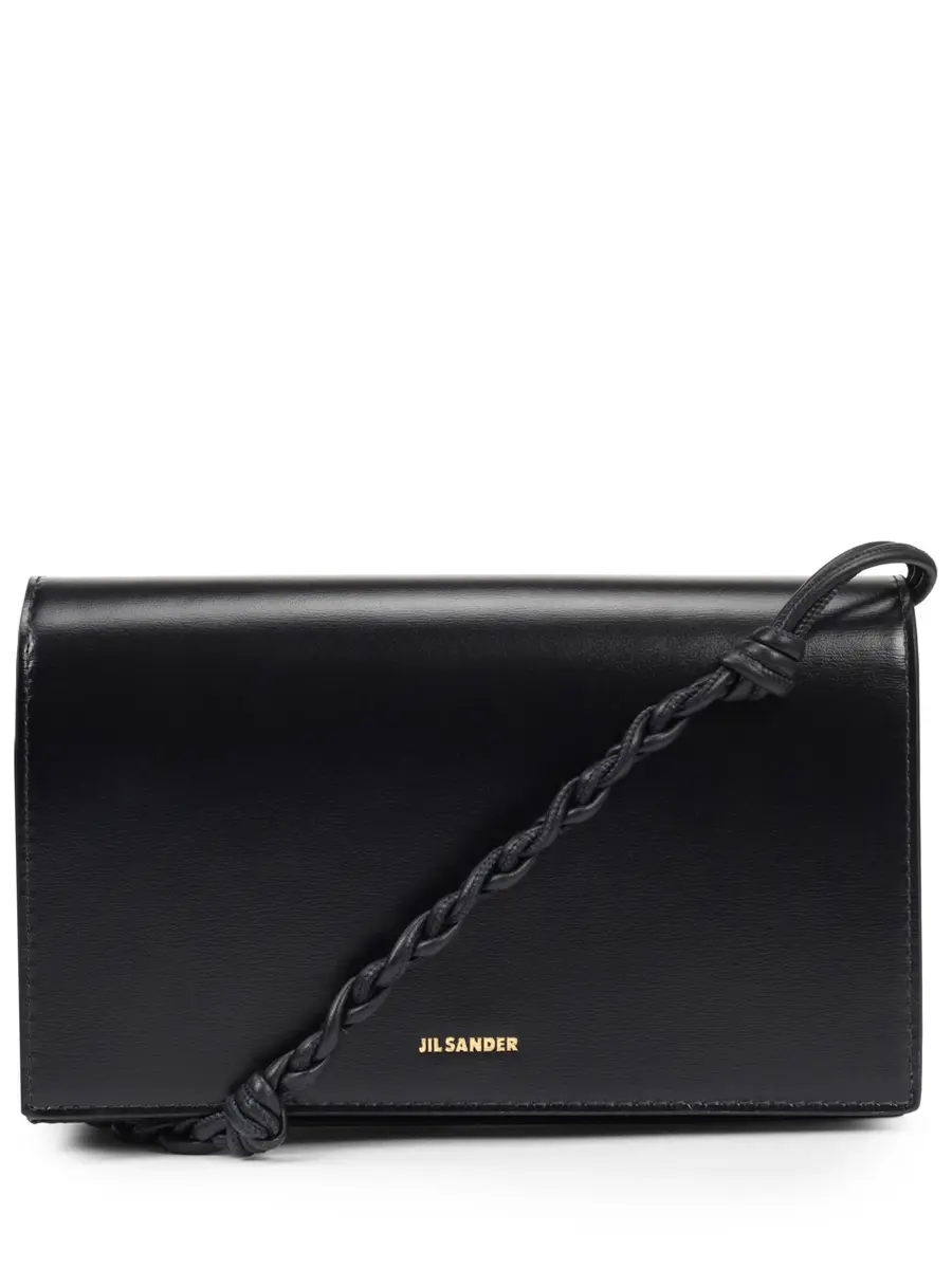 Сумка кожаная JIL SANDER J10VL0023-P4841-001 Черный 