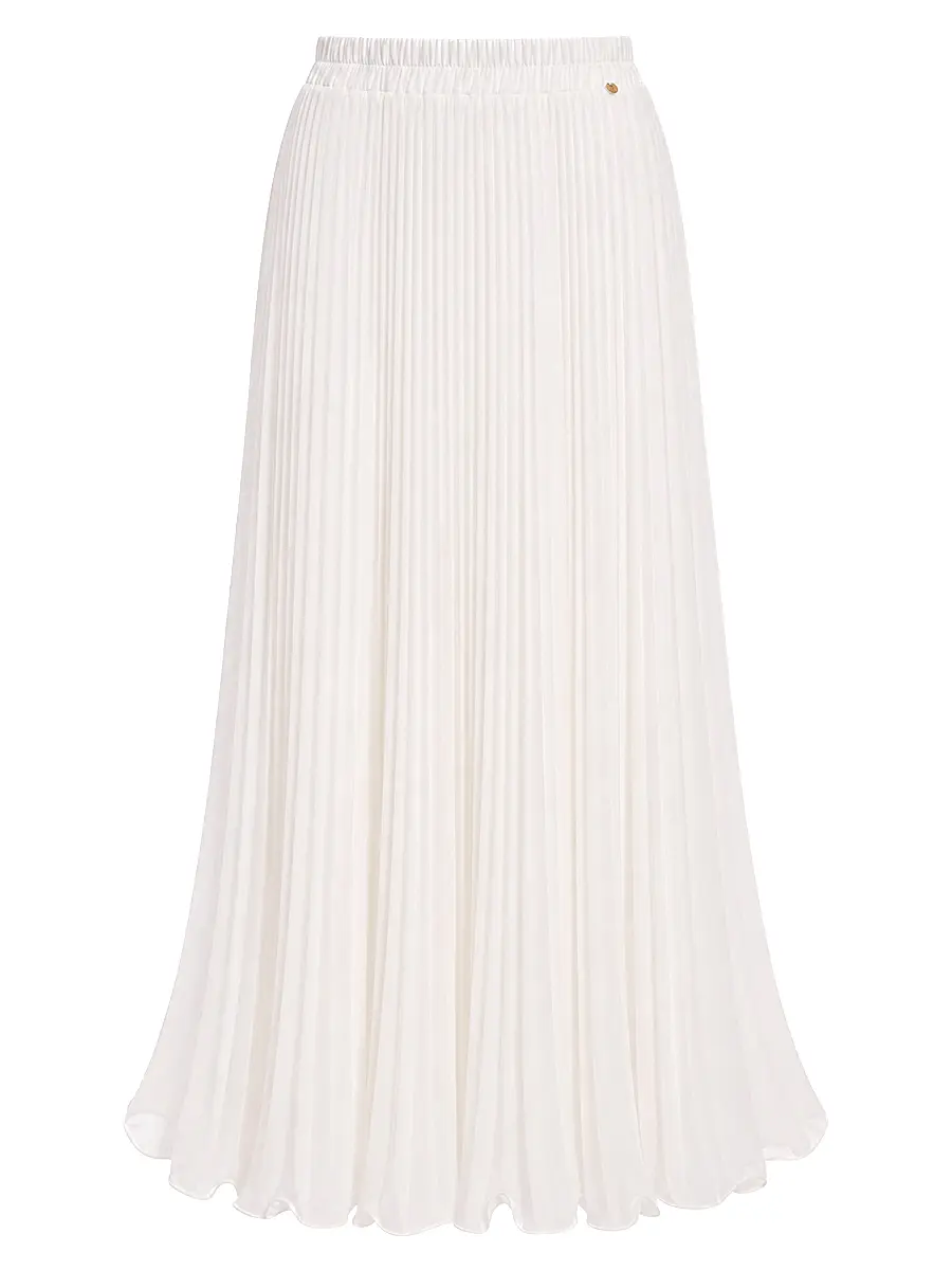 Юбка плиссированная NISSA F16498 WHITE Белый 