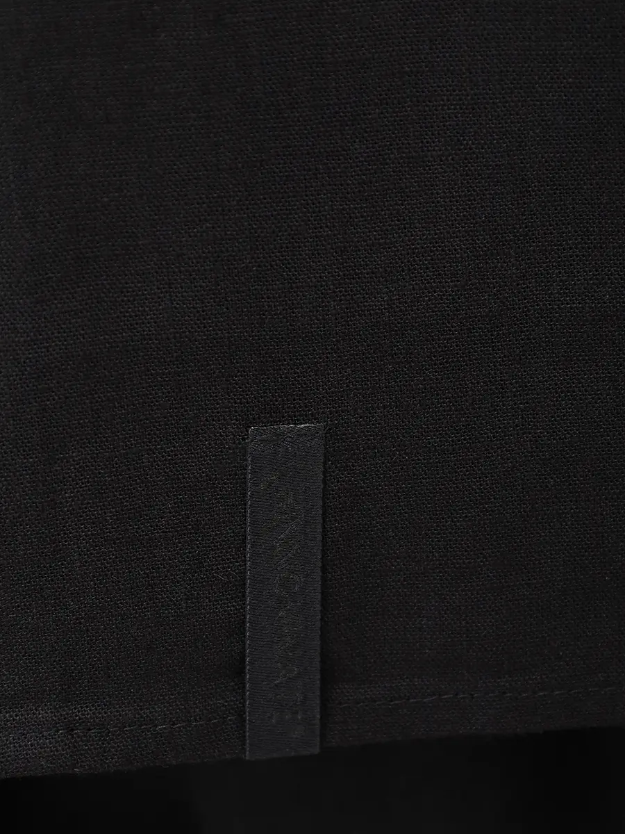 Рубашка изо льна и вискозы HINNOMINATE HMABM01549 NERO Черный  Фото 6