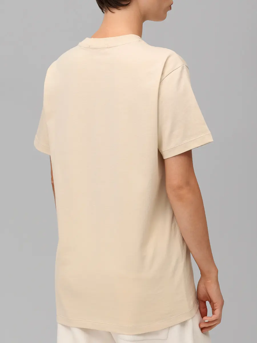 Футболка хлопковая HINNOMINATE HMABW02368 BEIGE Бежевый  Фото 3