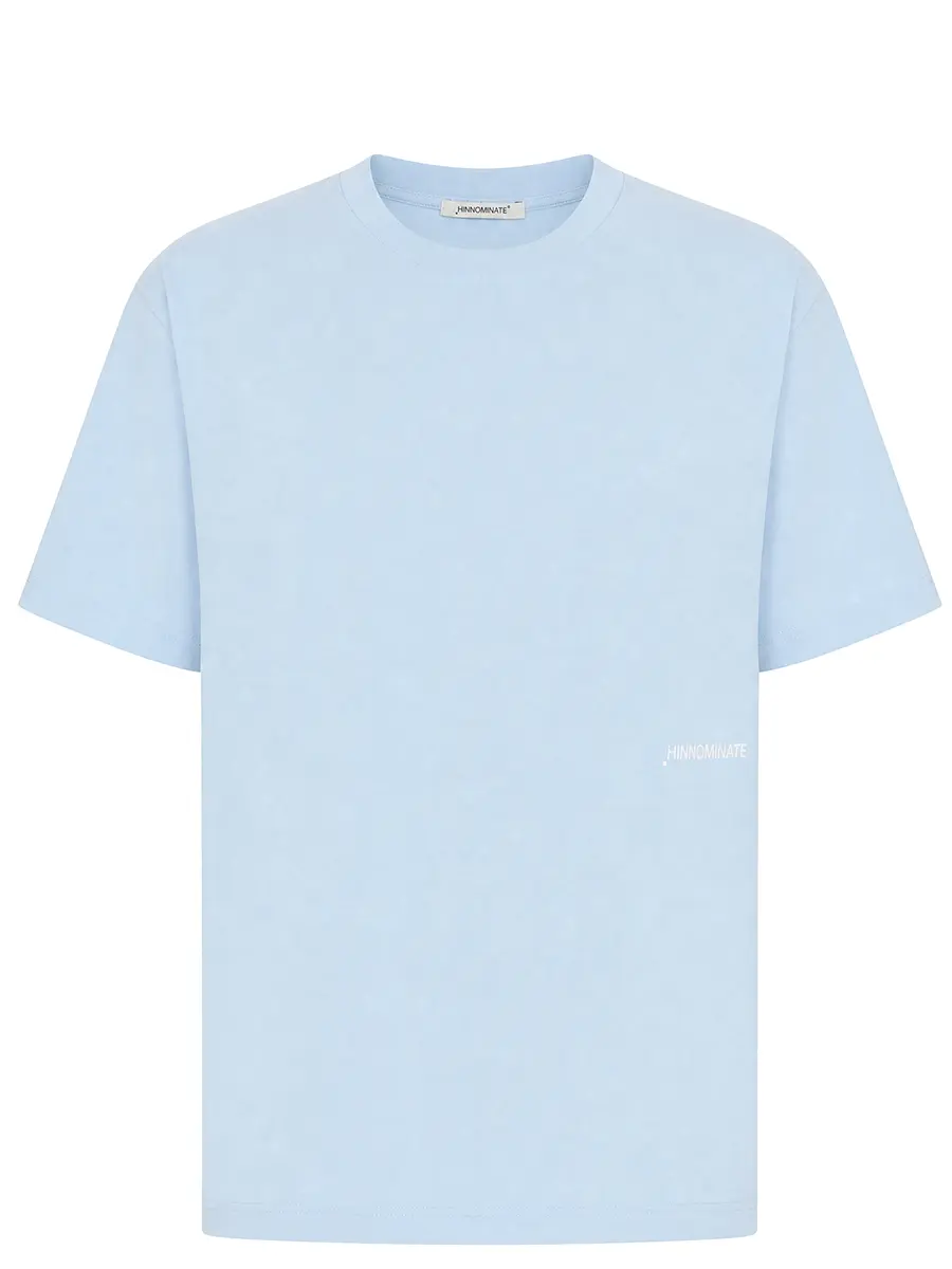Футболка хлопковая HINNOMINATE HMABW02368 AZZURRO PASTELLO Голубой 
