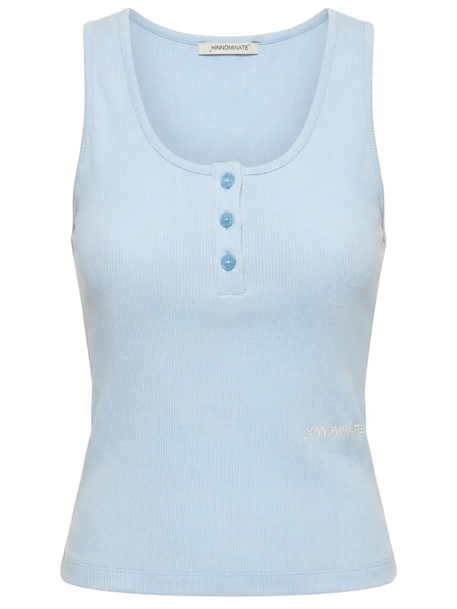 Топ хлопковый HINNOMINATE HMABW02509 AZZURRO PASTELLO Голубой 