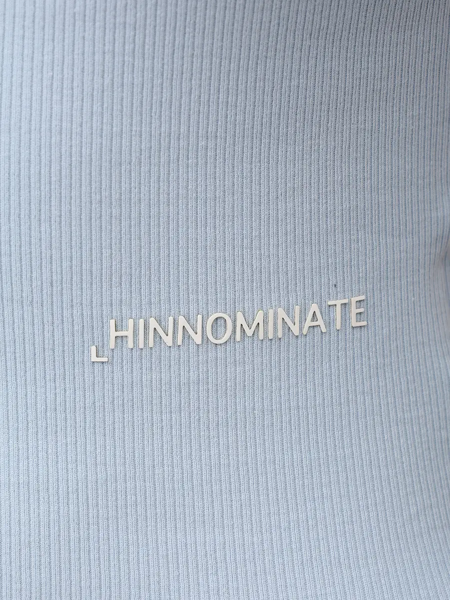 Топ хлопковый HINNOMINATE HMABW02509 AZZURRO PASTELLO Голубой  Фото 6
