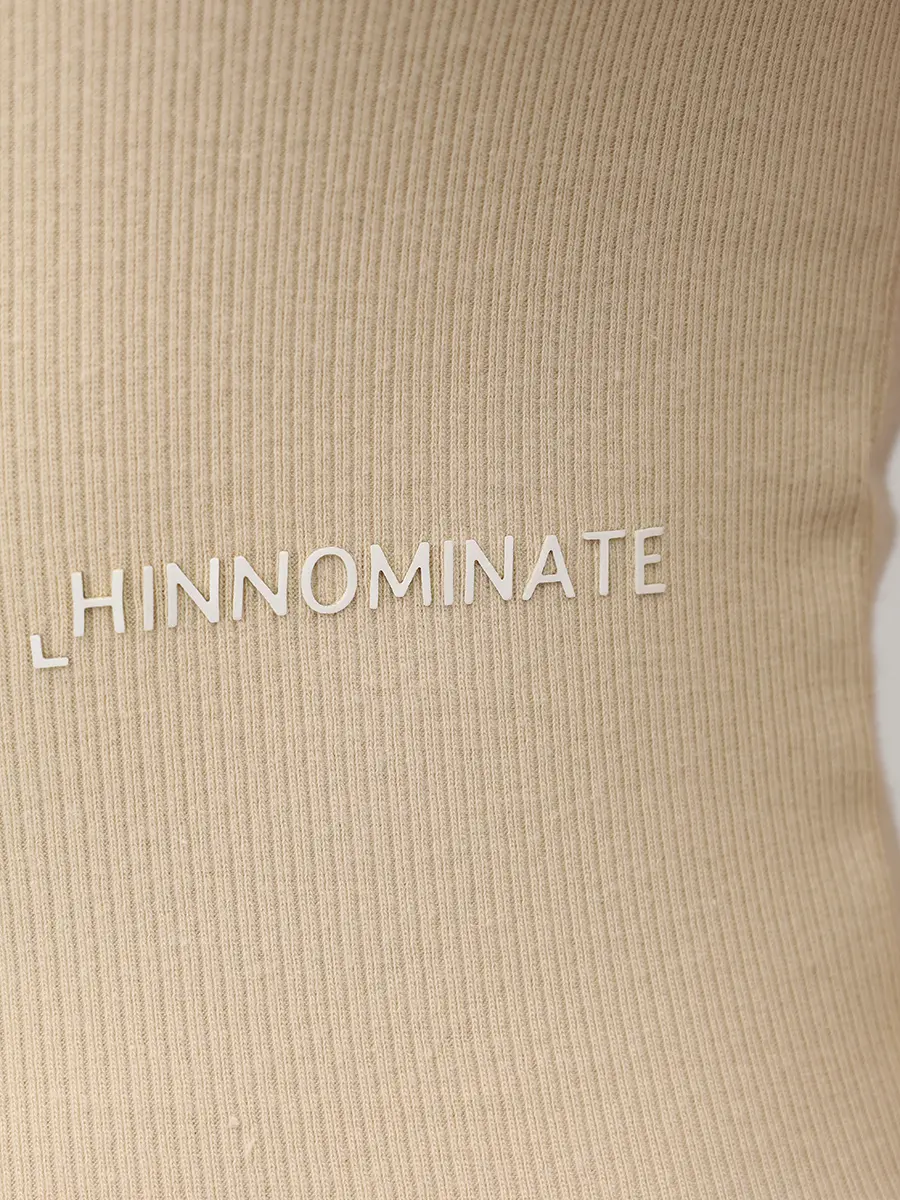 Топ хлопковый HINNOMINATE HMABW02512 BEIGE Бежевый  Фото 6