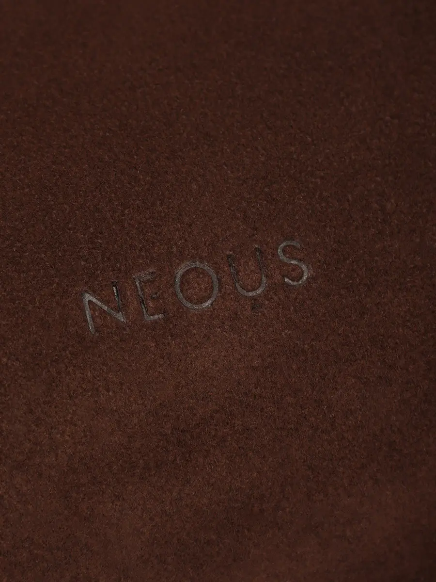Сумка из кожи и замши NEOUS 00068B23A23 BERENICES Коричневый  Фото 5