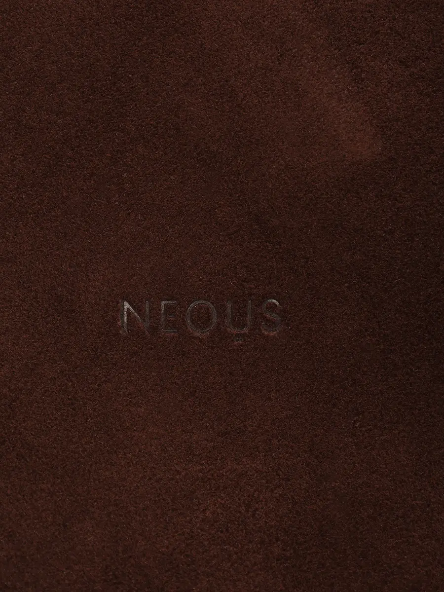 Сумка из кожи и замши NEOUS 00051B23A23 BERENICES Коричневый  Фото 5