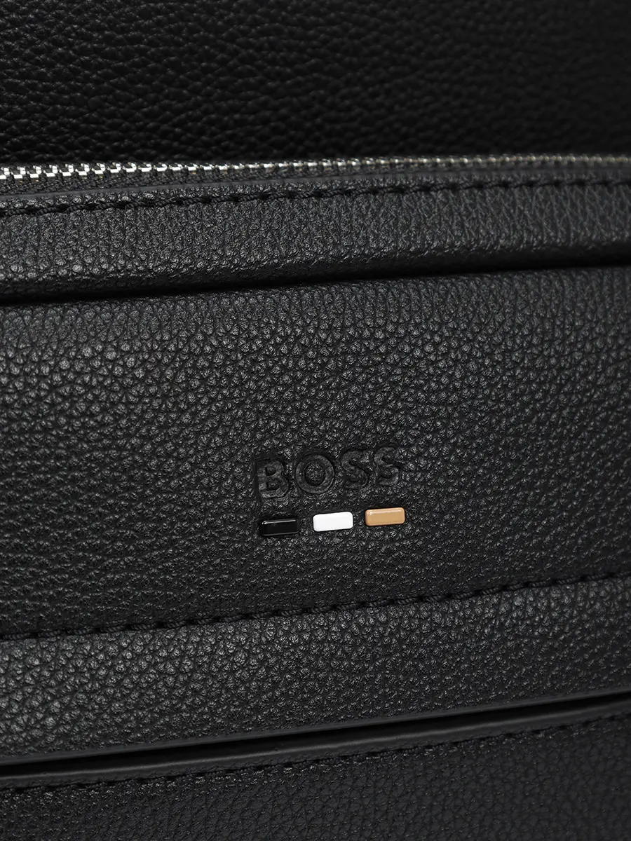 Рюкзак из экокожи BOSS 50536499/001 Черный  Фото 5