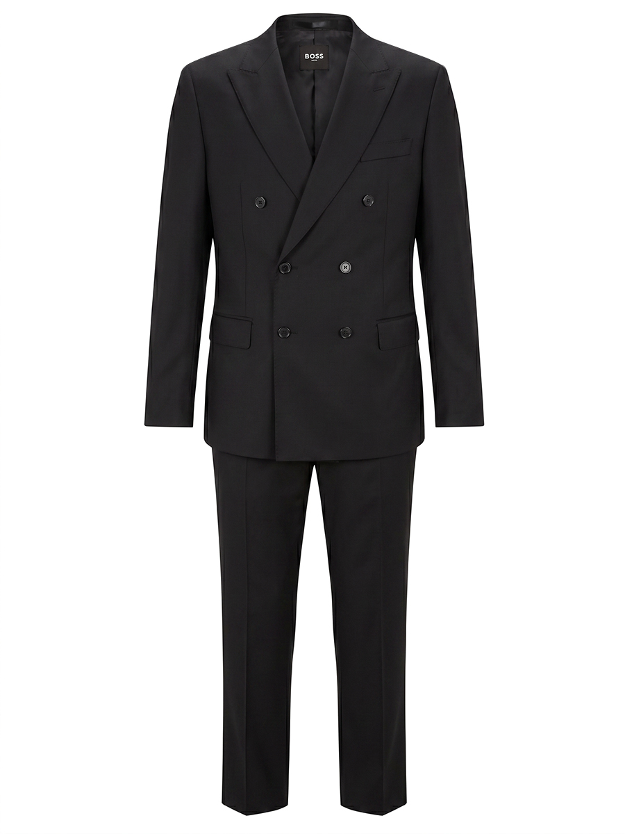 Костюм Regular Fit шерстяной BOSS
