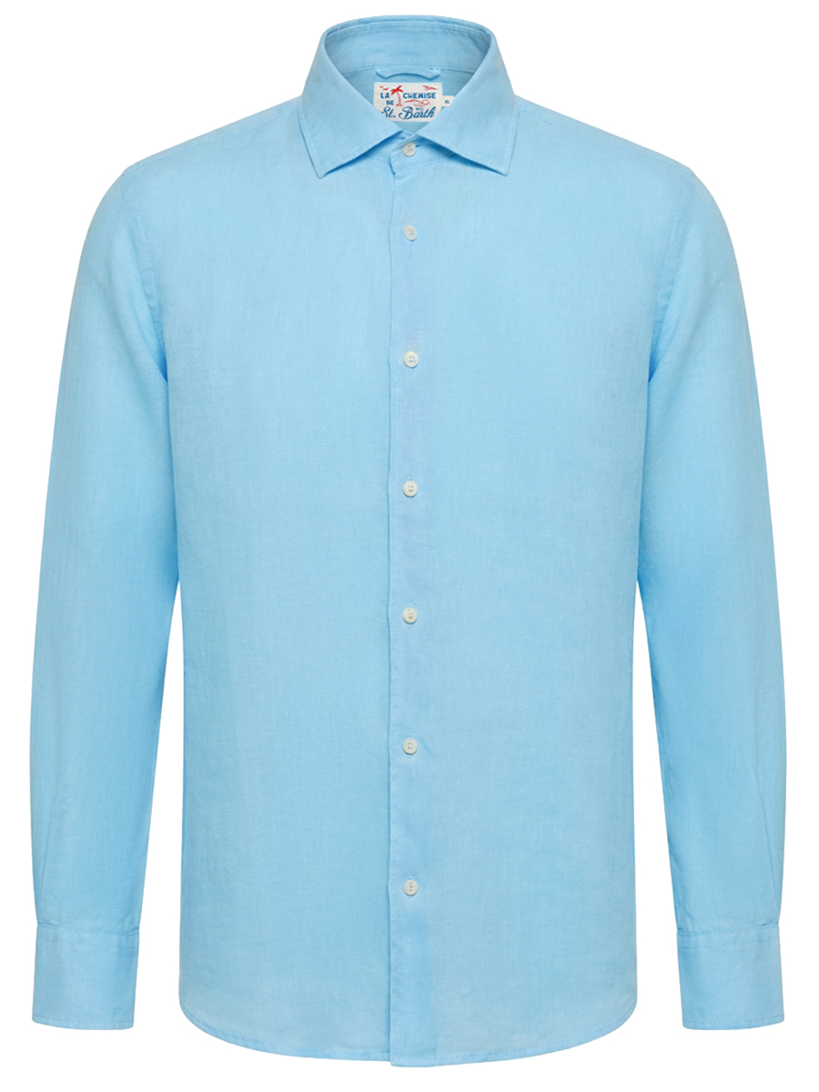Рубашка Slim Fit льняная MC2 SAINT BARTH