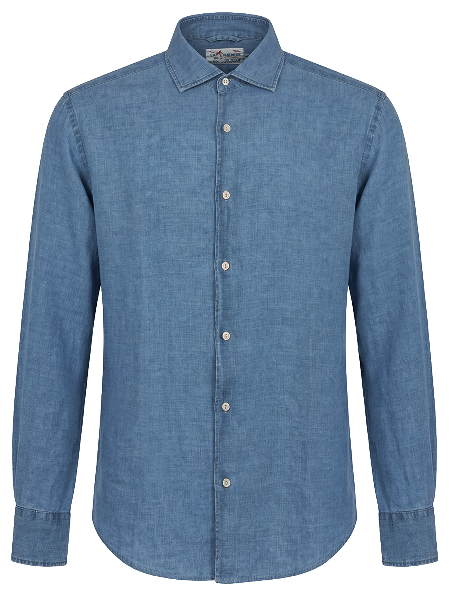 Рубашка Slim Fit льняная MC2 SAINT BARTH