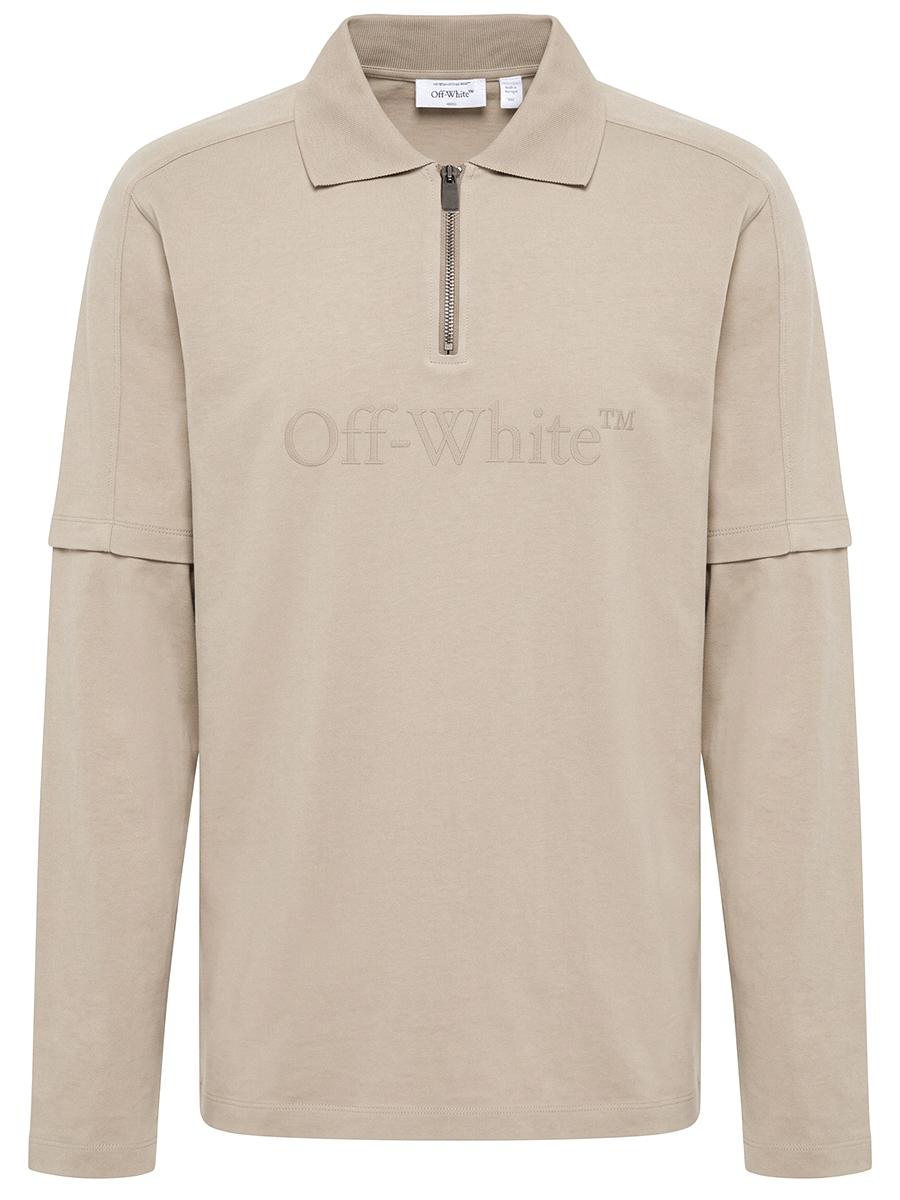Поло хлопковое OFF-WHITE