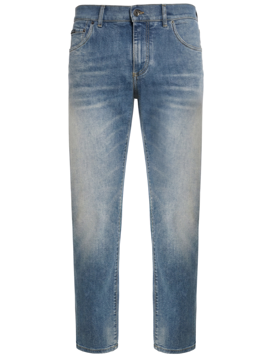 Джинсы Slim Fit хлопковые DOLCE & GABBANA