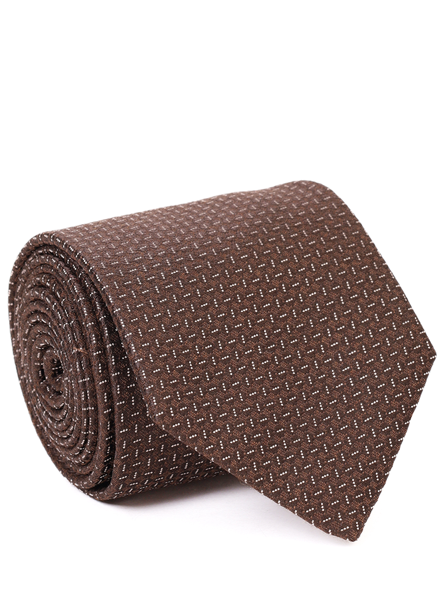 Галстук из шелка и шерсти CANALI
