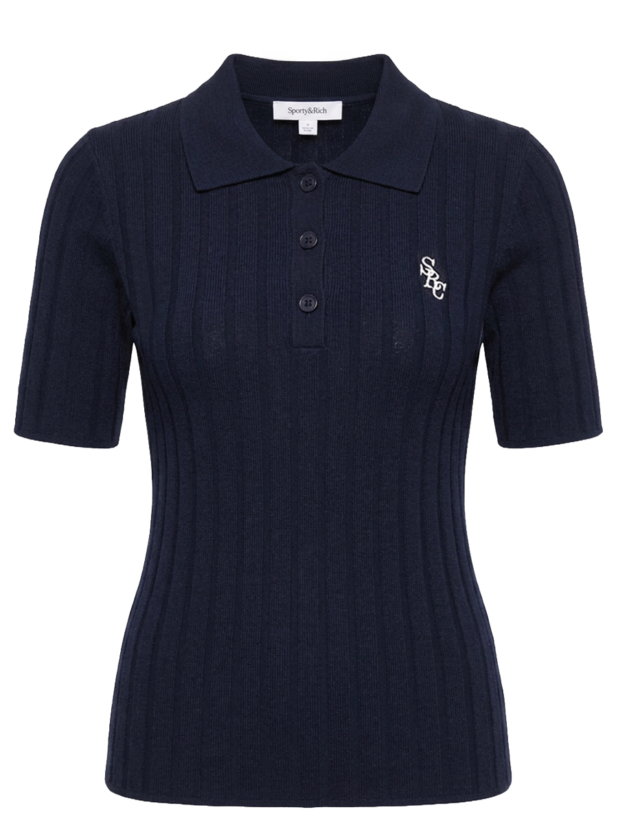 Поло из вискозы SPORTY & RICH