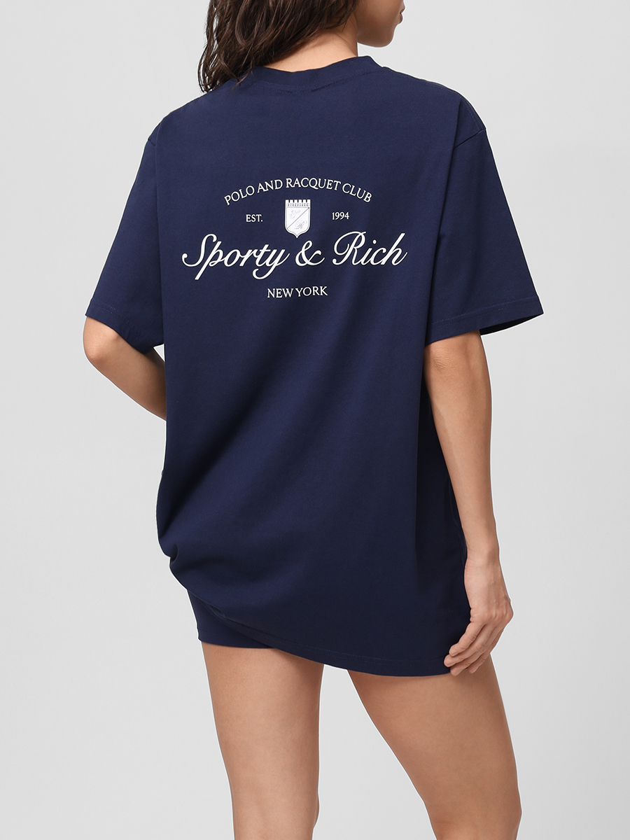 Футболка хлопковая SPORTY & RICH