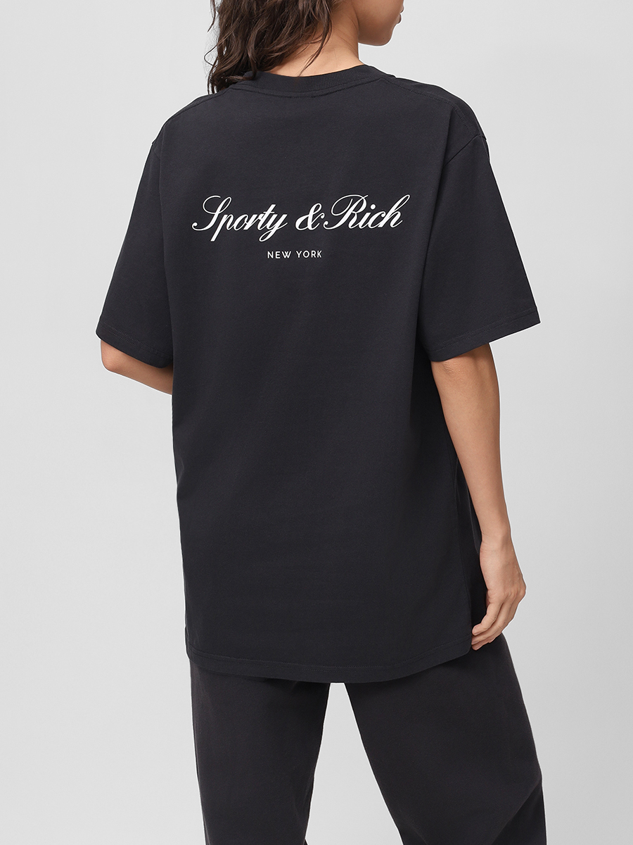 Футболка хлопковая SPORTY & RICH