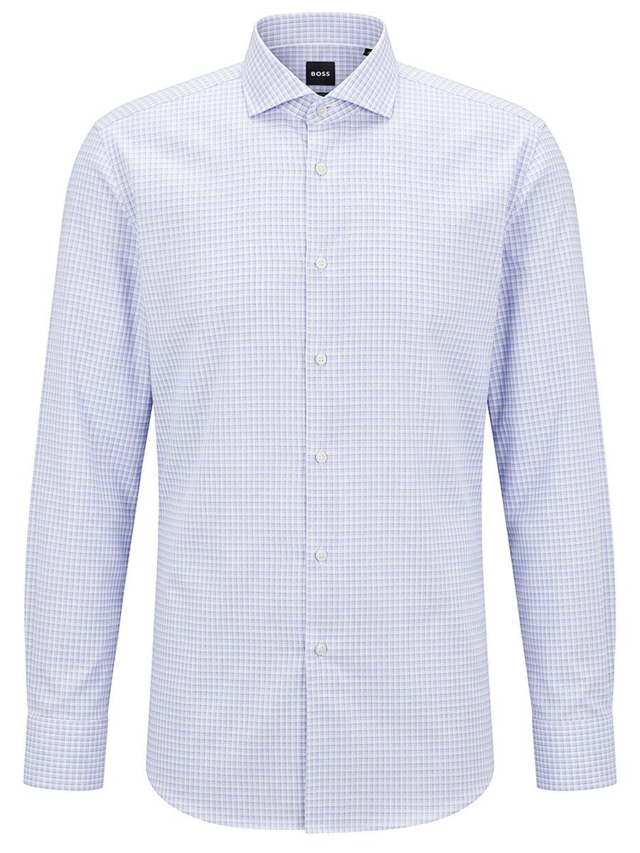 Рубашка Slim Fit хлопковая BOSS