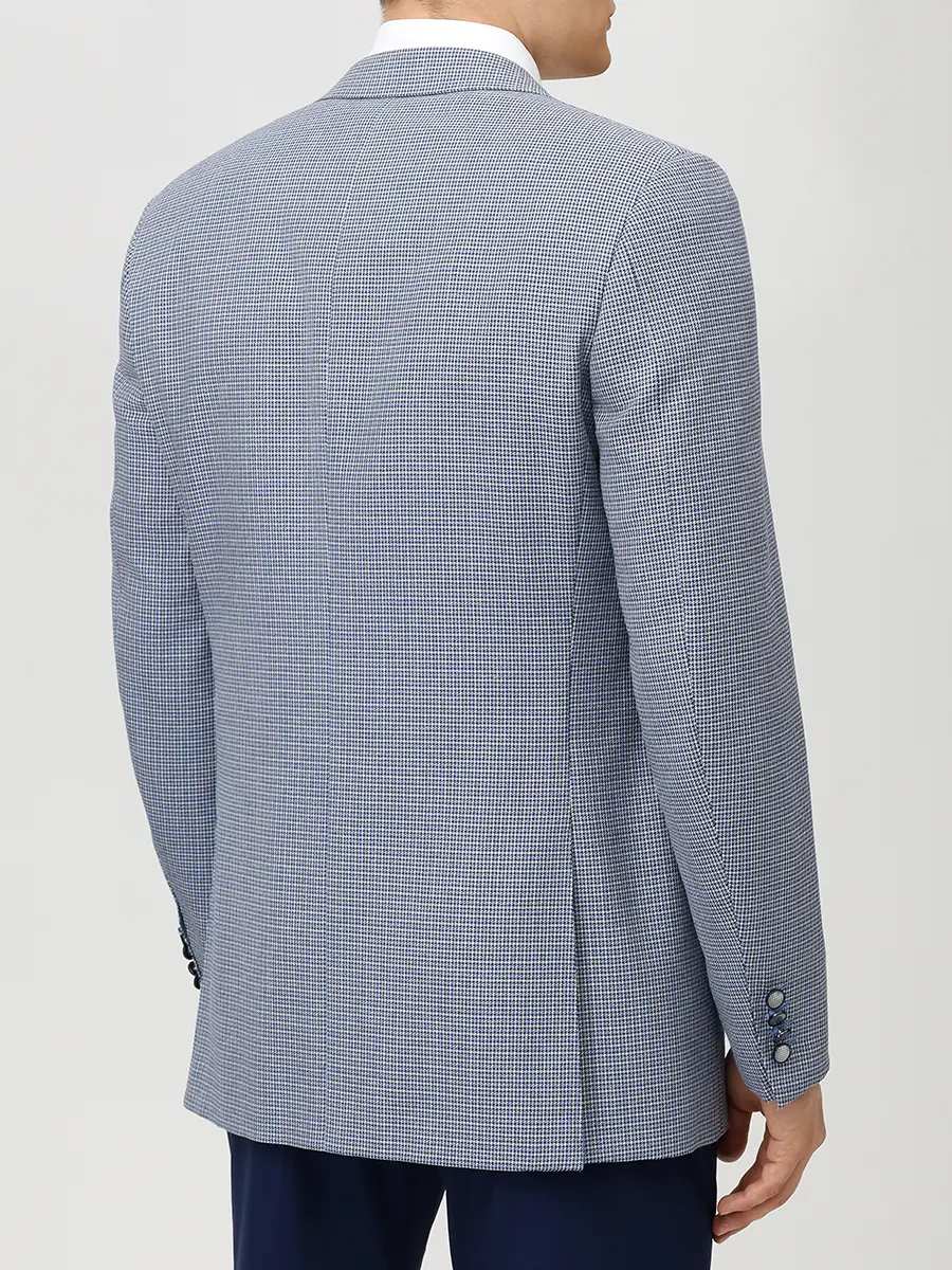 Пиджак шерстяной CANALI 18p-1019-12-cf01402-11220 Клетка  Фото 3