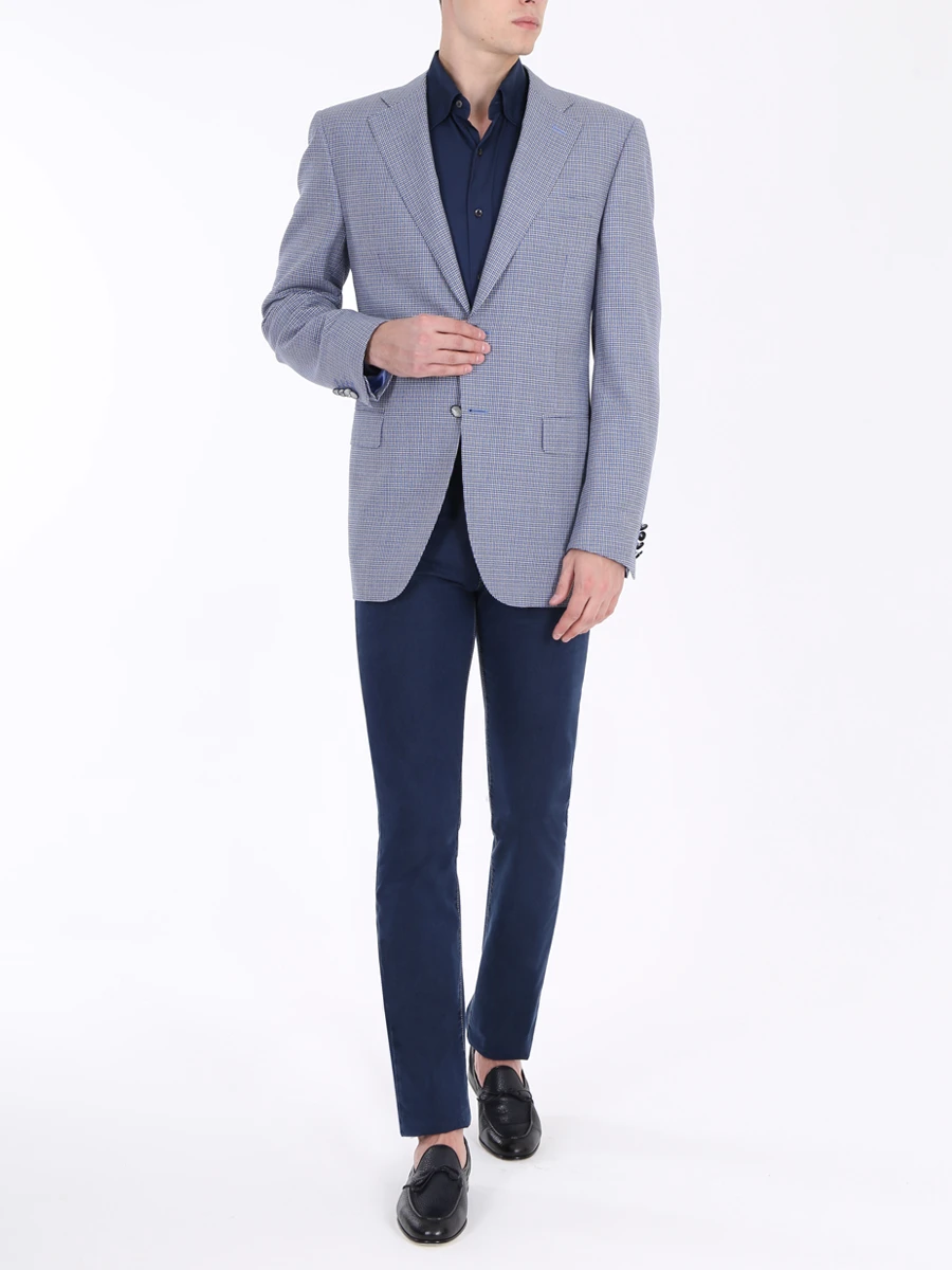 Клетчатый пиджак CANALI 18p-1019-12-cf01402-11220 Клетка  Фото 2