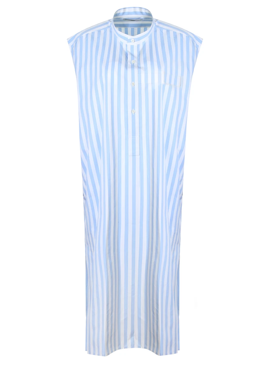 Платье-рубашка в полоску, 457252/полоска Белый Голубой, BALENCIAGA, 249166  - купить