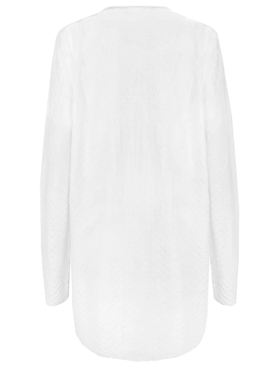 Шерстяной кардиган LE TRICOT PERUGIA 26352/6110/1190 Белый  Фото 2