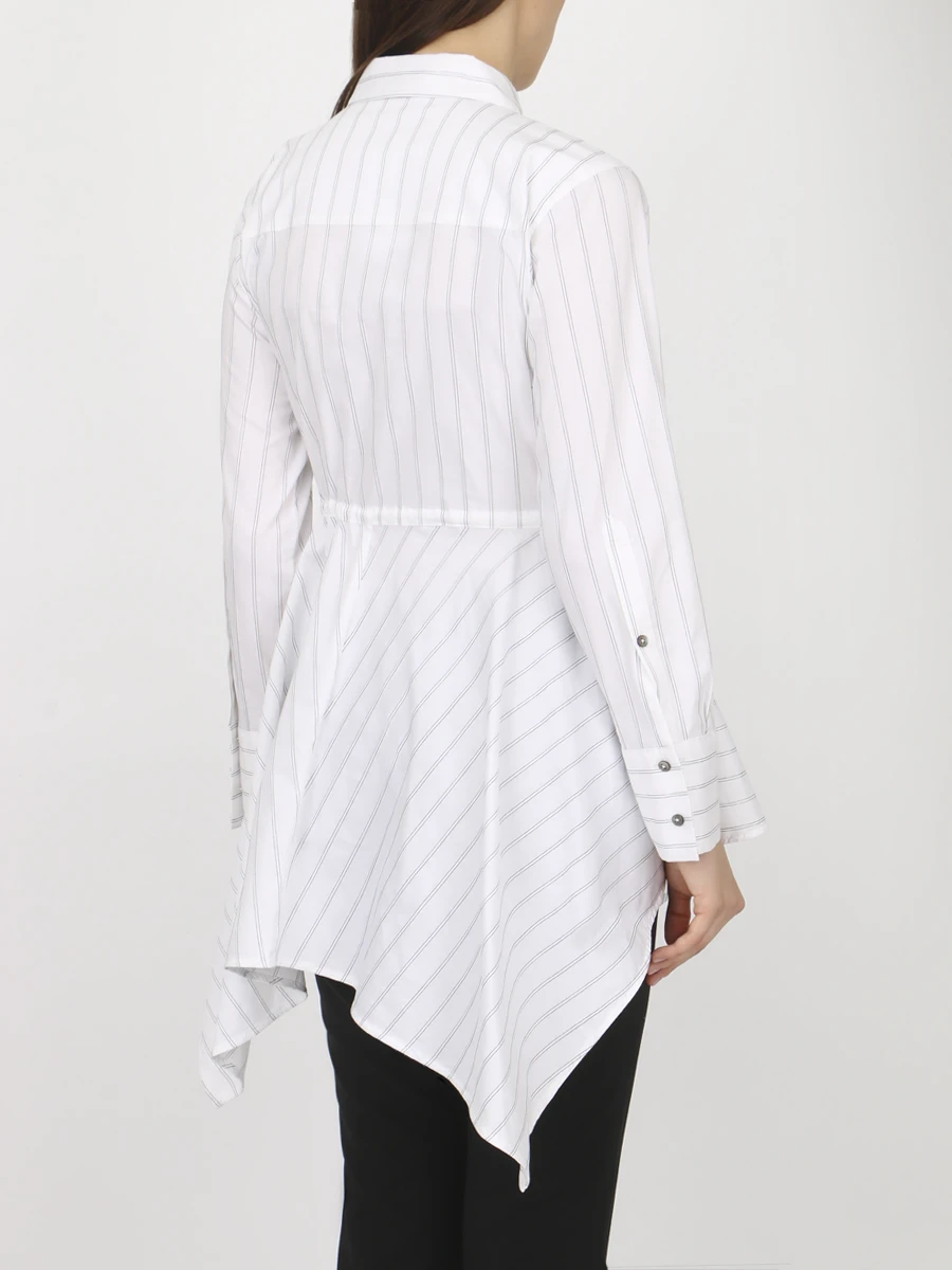 Хлопковая блуза DOROTHEE SCHUMACHER 347903, размер 46, цвет полоска - фото 3