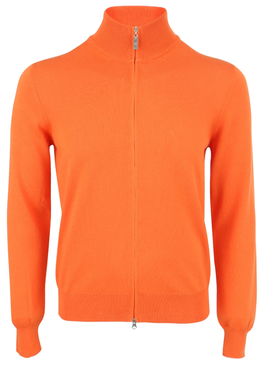 Кардиган на молнии хлопковый GRAN SASSO 55111/18190/365 Оранжевый 