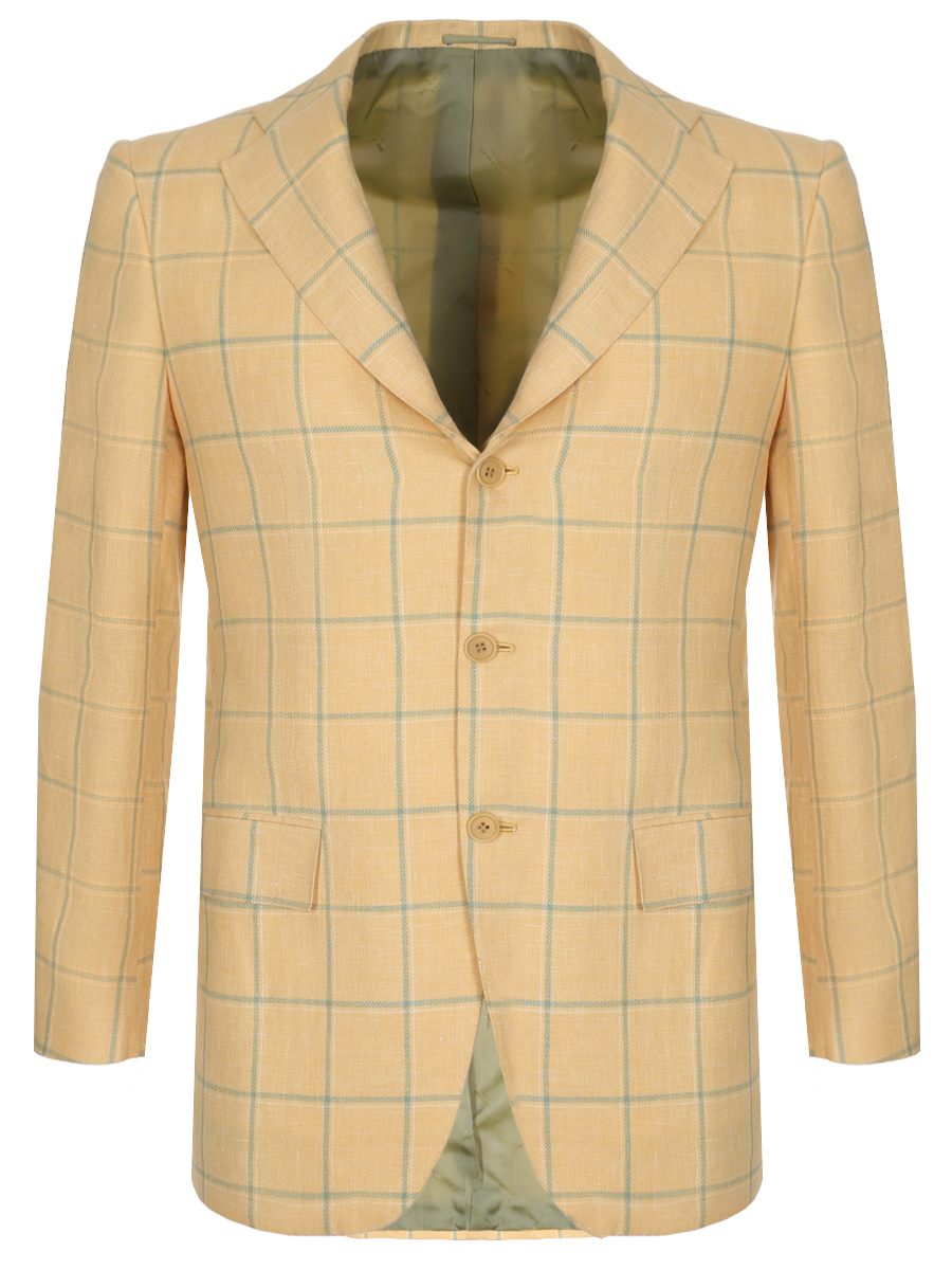 Пиджак классический в клетку KITON