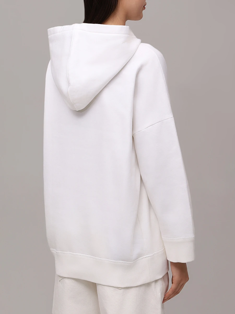 Худи хлопковое FENDI FS7101 A5HT F0ZNM Белый  Фото 3