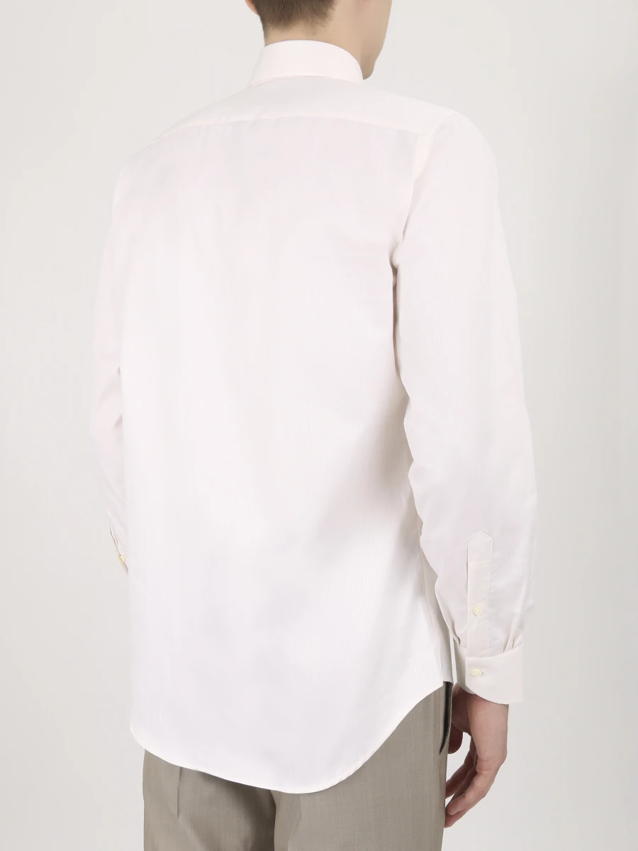 Рубашка хлопковая Modern Fit CANALI GA00098/700/705 MF, размер 52, цвет бежевый GA00098/700/705 MF - фото 3