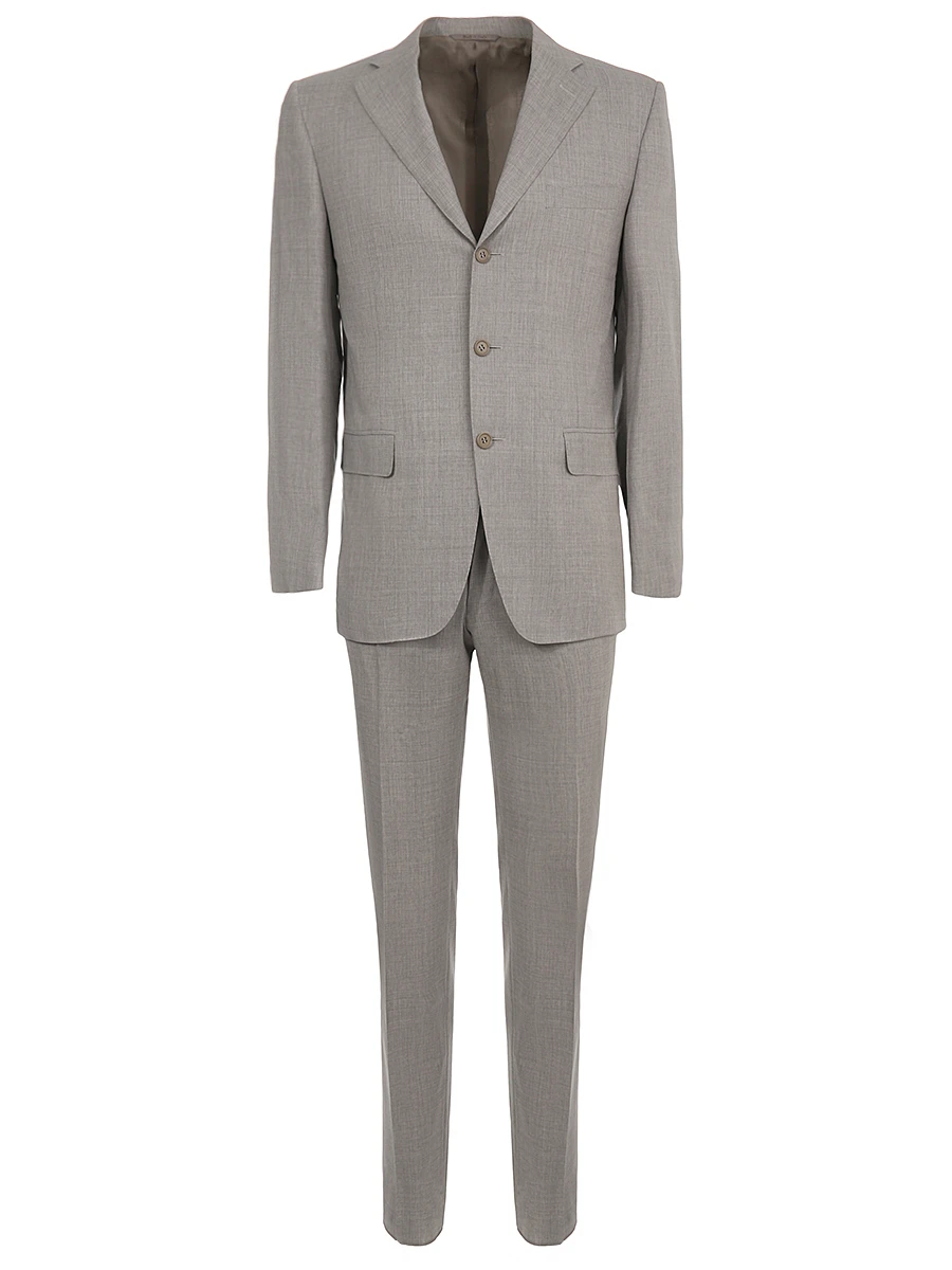 Классический костюм из шерсти CANALI L11320.30066.23-св.сер, размер 50, цвет серый - фото 1